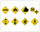 die wichtigsten nordamerikanischen Verkehrszeichen