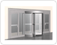 manual revolving door image