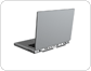 laptop computer: rear view image