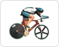 pursuit bicycle and racer image