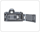einäugige Spiegelreflexkamera/SLR-Kamera: Rückansicht Bild