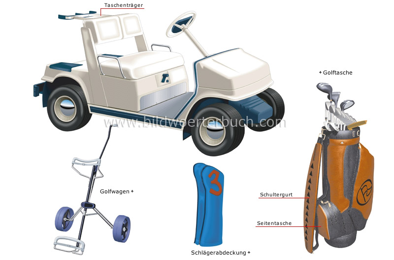 electric golf cart image