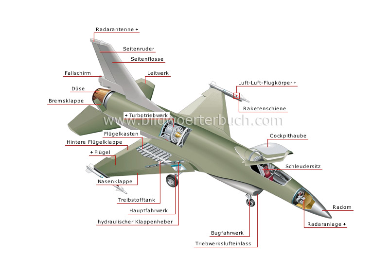 Kampfflugzeug Bild