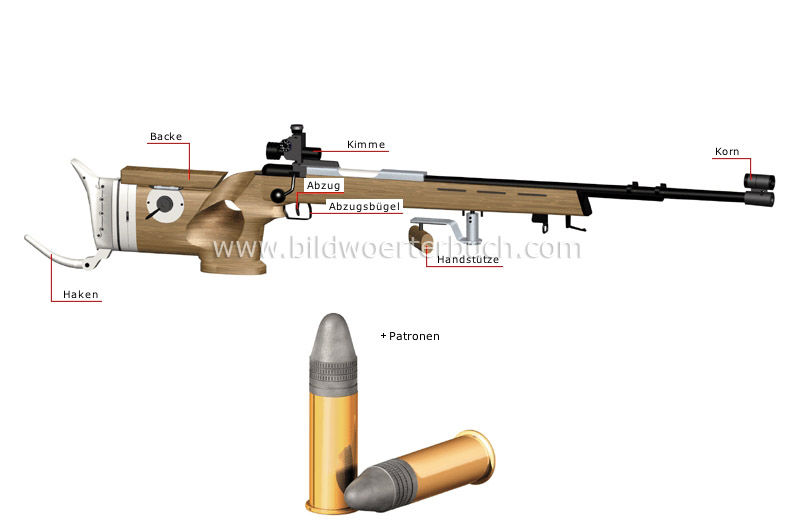 .22-caliber rifle image