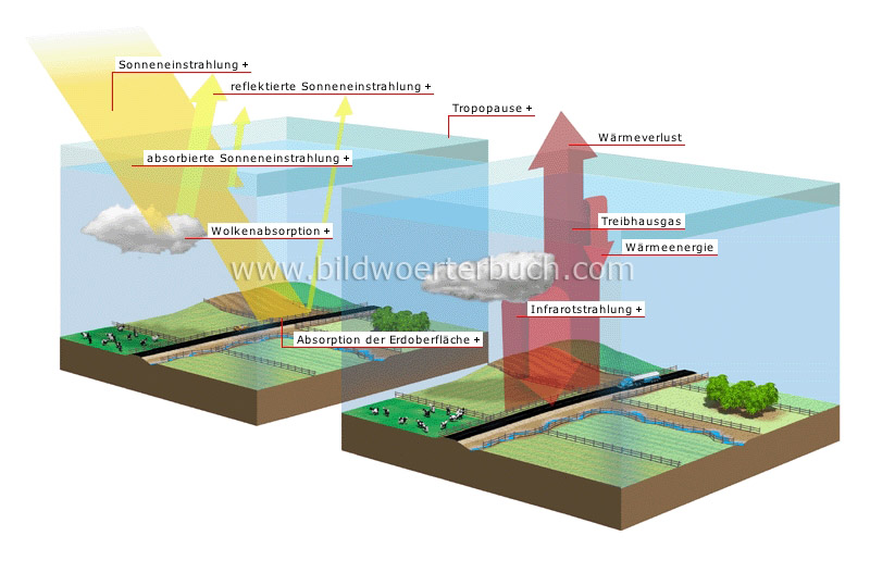 natural greenhouse effect image