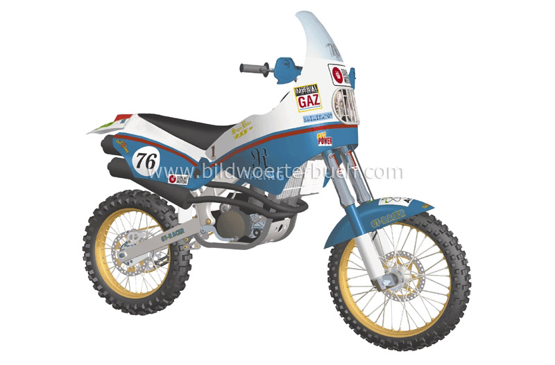 Rallye-Motorrad Bild