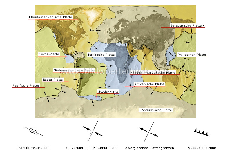 tectonic plates image